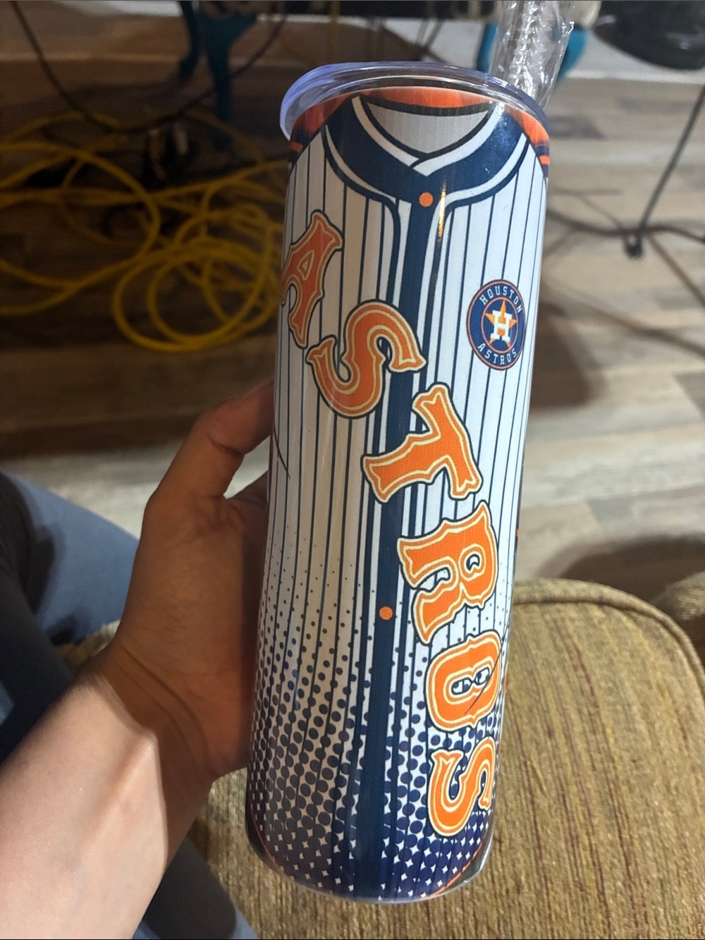 Houston Astros Handmade tumbler